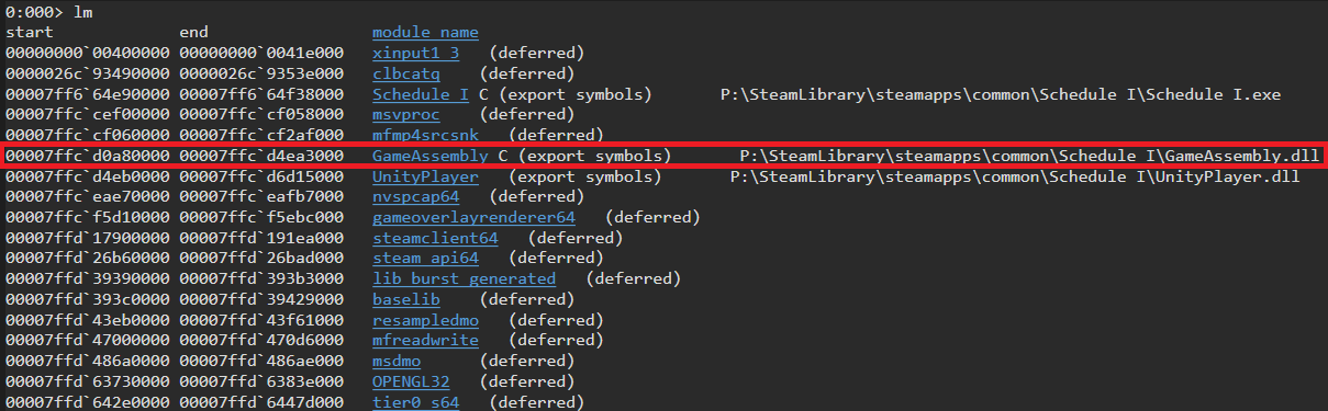 90TOKENWIDTHwindbg_listmodules